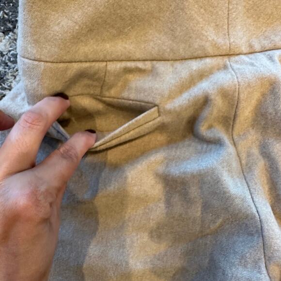 BANANA REPUBLIC Harrison Wool Blend Wide Leg Pants Size 4 Business Casual Luxe - Picture 5 of 11